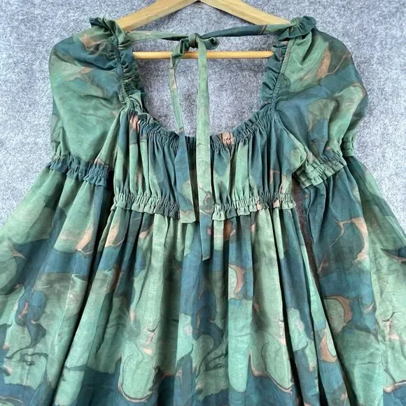 Stone Cold Fox Dress 1 Lily Pad Maxi Coverup Split Front Boho Flowy Goddess Stone Cold Fox Dress 1 Lily Pad Maxi Coverup Split Front Boho Flowy Goddess